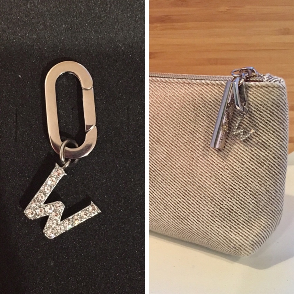 “W” Letter Charm. Henri Bendel